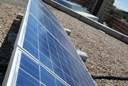 Placas solares en el Campus Unamuno